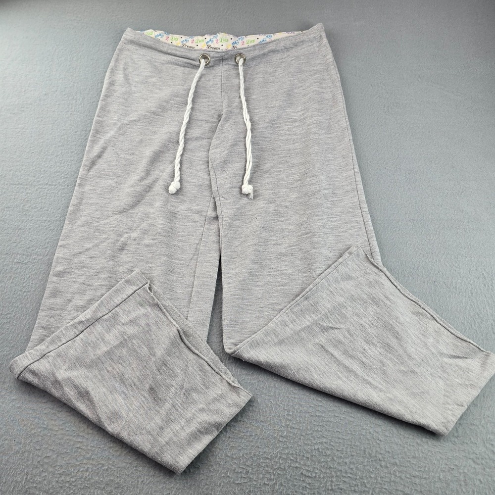 Derek Heart Lounge Pants Womens Small Heather Gray Sleepwear Pajama Drawstring